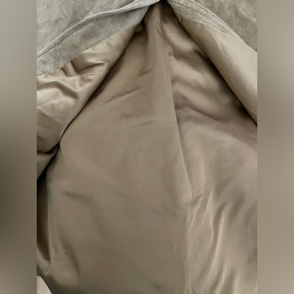 NWT Blank NYC Women’s Real Suede Midi Skirt Pecan Color Size 25 - Picture 7 of 9